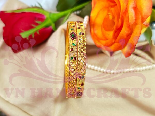 GOLD PLATED BANGLES - GPB1009