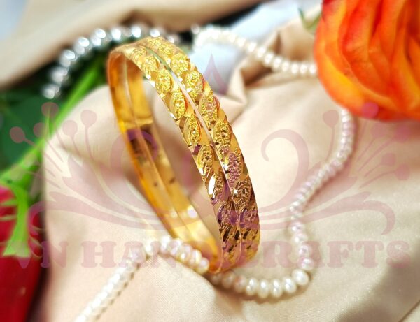 GOLD PLATED BANGLES - GPB1011