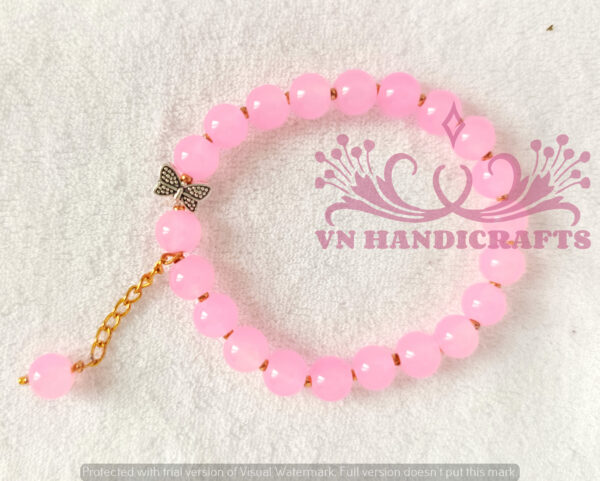 GLASS BEAD CHARM BRACELET - HCBT1002_P01