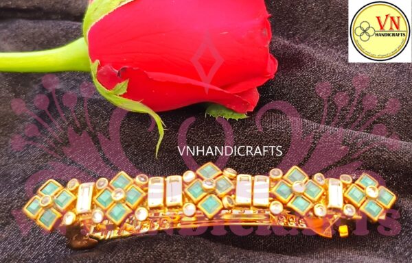 KUNDAN STONE HAIR CENTER CLIP - HCC1007