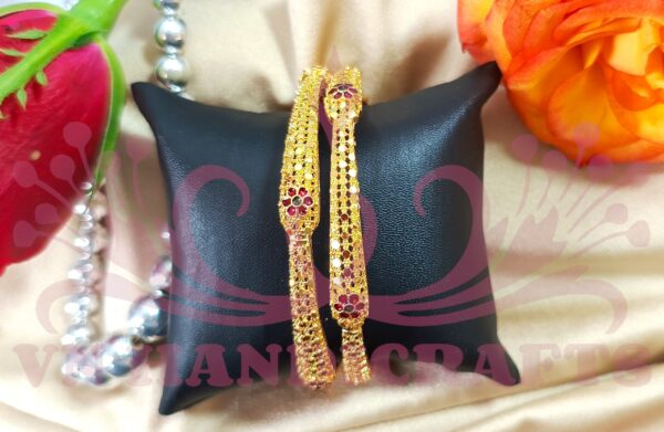 GOLD PLATED BANGLES - GPB1003