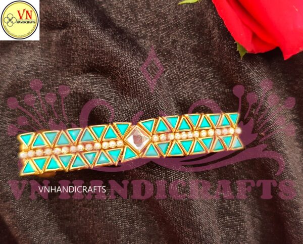 KUNDAN STONE HAIR CENTER CLIP - HCC1006