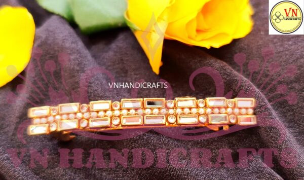 KUNDAN STONE HAIR CENTER CLIP - HCC1009