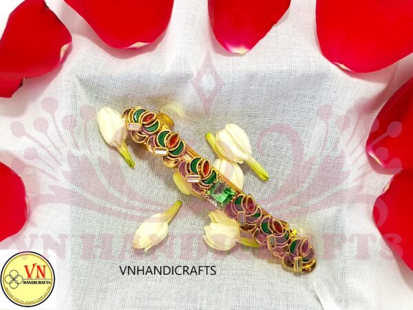 KUNDAN STONE HAIR CENTER CLIP - HCC1012