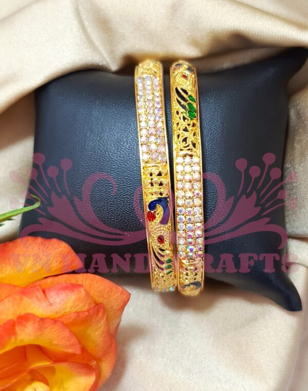 GOLD PLATED BANGLES - GPB1002