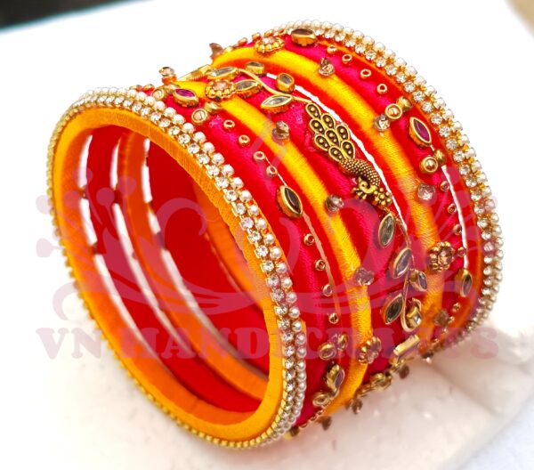 SILK THREAD BANGLES - HCB1026