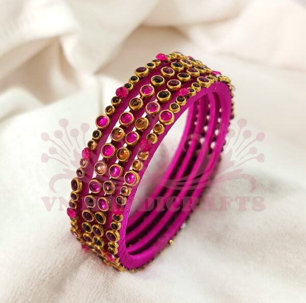 SILK THREAD BANGLES - HCB1033