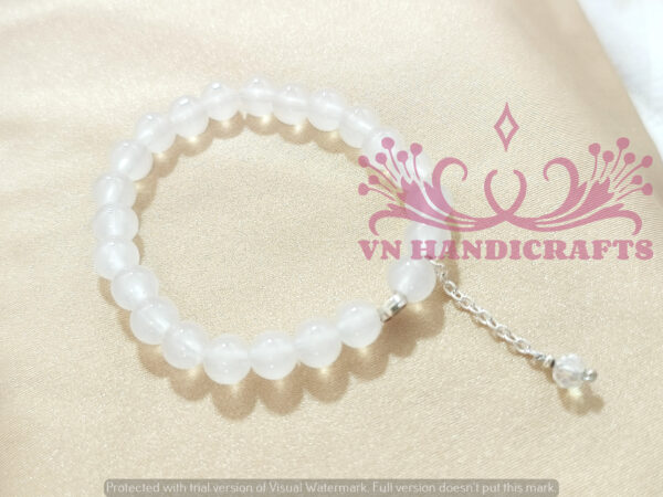 GLASS BEAD CHARM BRACELET - HCBT1002_W01