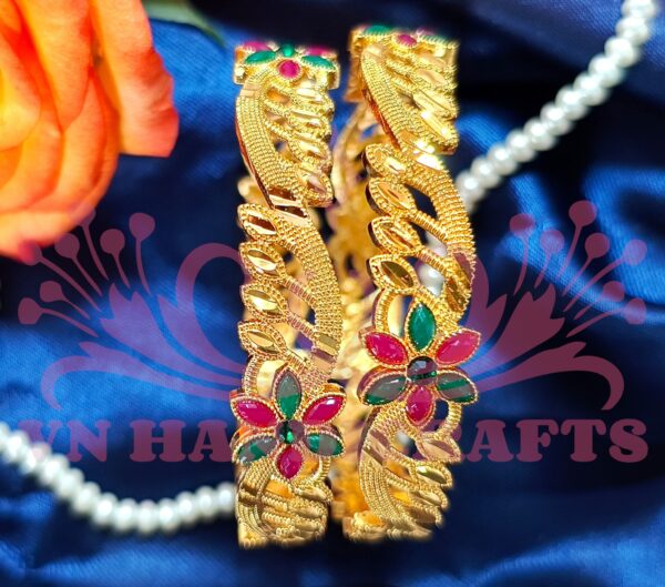 GOLD PLATED BANGLES - GPB1007