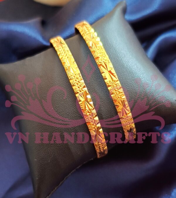 GOLD PLATED BANGLES - GPB1013