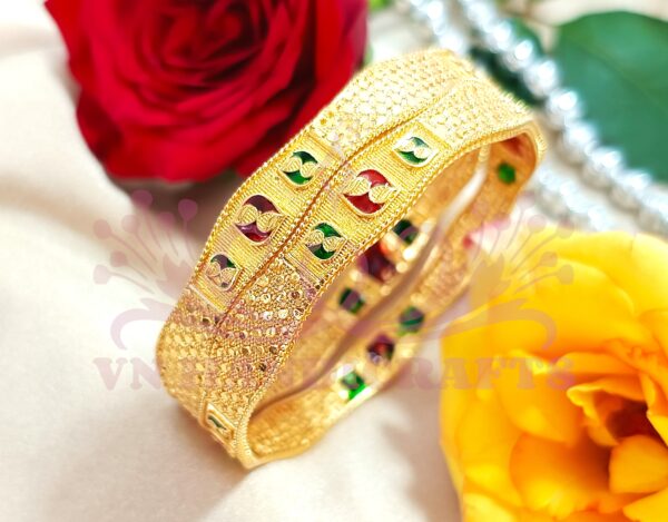 GOLD PLATED BANGLES - GPB1016
