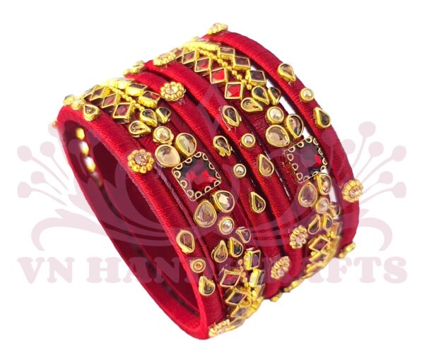 SILK THREAD BANGLES - HCB1016