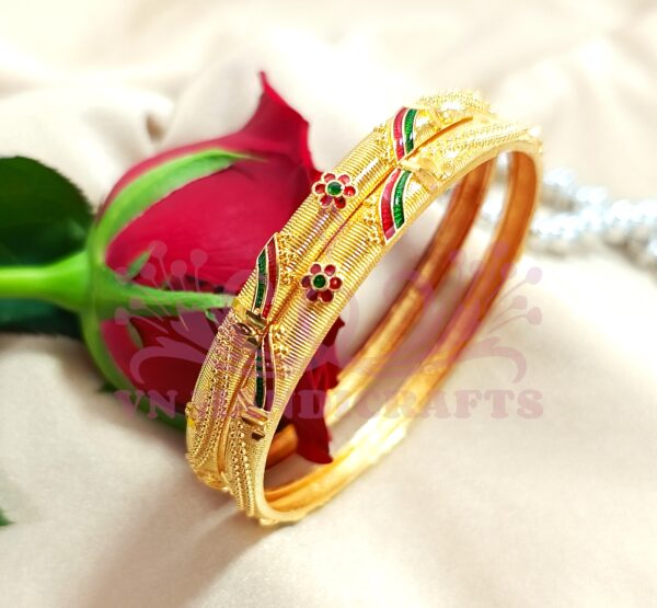 GOLD PLATED BANGLES - GPB1022