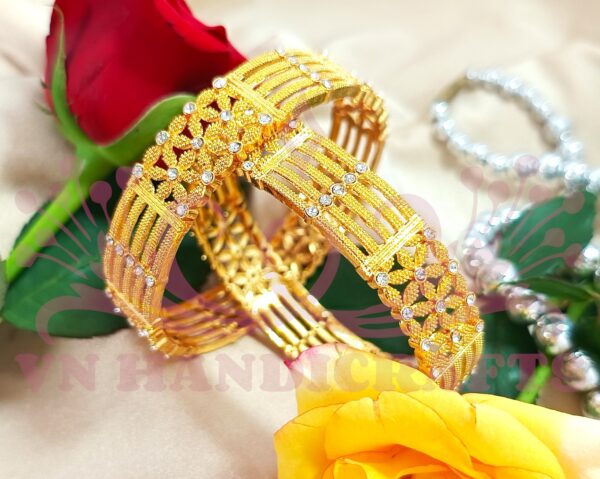 GOLD PLATED BANGLES - GPB1019