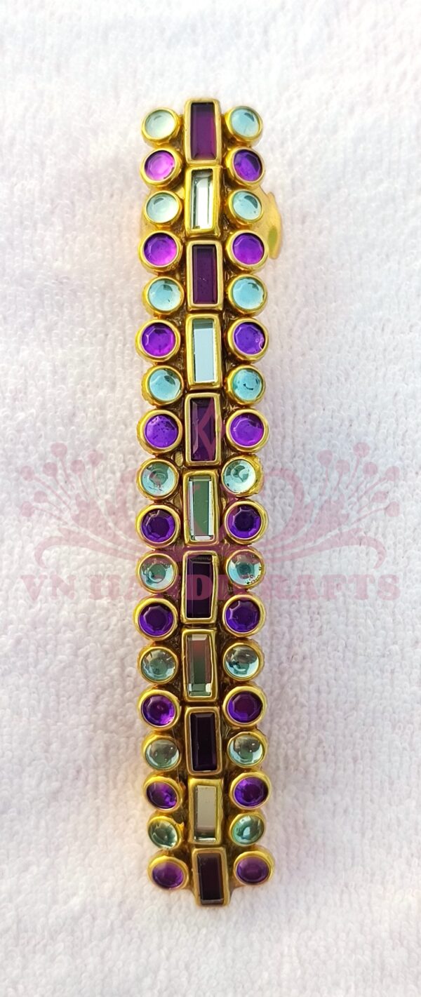 KUNDAN STONE HAIR CENTER CLIP - HCC1019