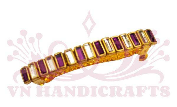 KUNDAN STONE HAIR CENTER CLIP - HCC1026