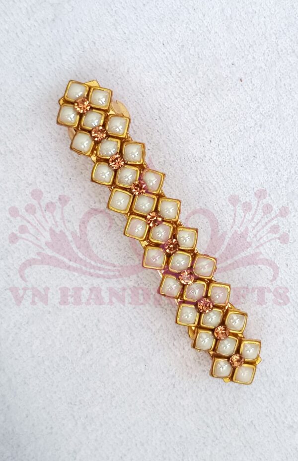 KUNDAN STONE HAIR CENTER CLIP - HCC1024