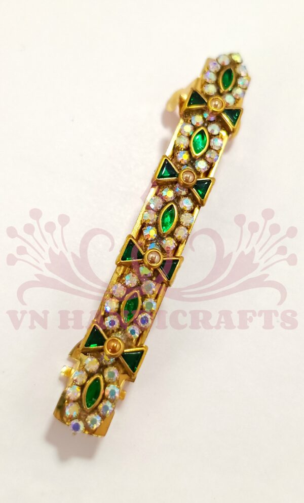 KUNDAN STONE HAIR CENTER CLIP - HCC1035