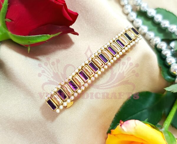 KUNDAN STONE HAIR CENTER CLIP - HCC1038