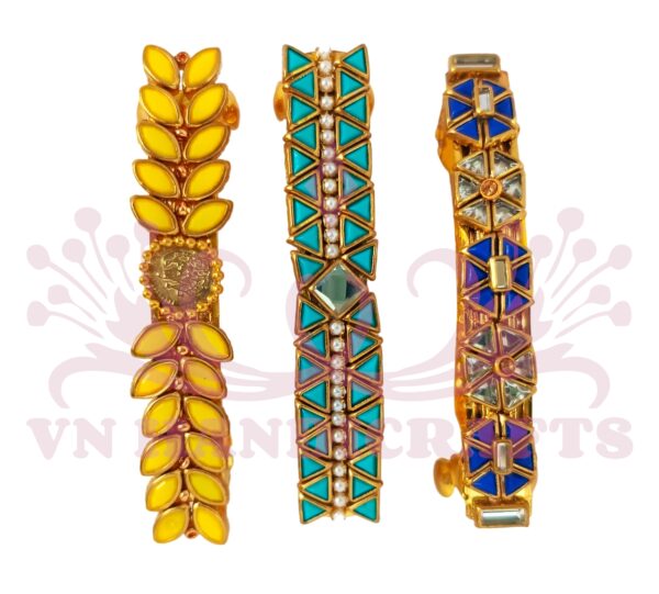 KUNDAN STONE HAIR CENTER CLIP - HCC1002-HCC1006-HCC1015