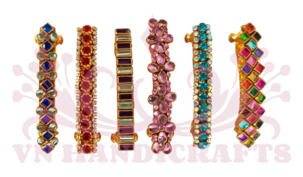 KUNDAN STONE HAIR CENTER CLIP - HCC1021-23-25-26-29-30