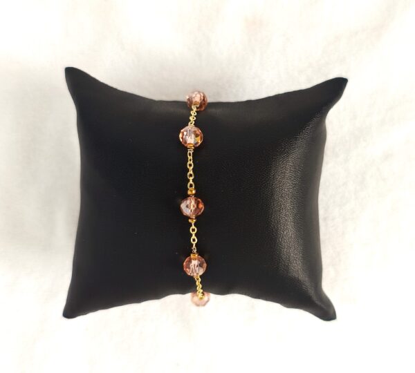 CRYSTAL CHAIN BRACELET - HCBT1001_P