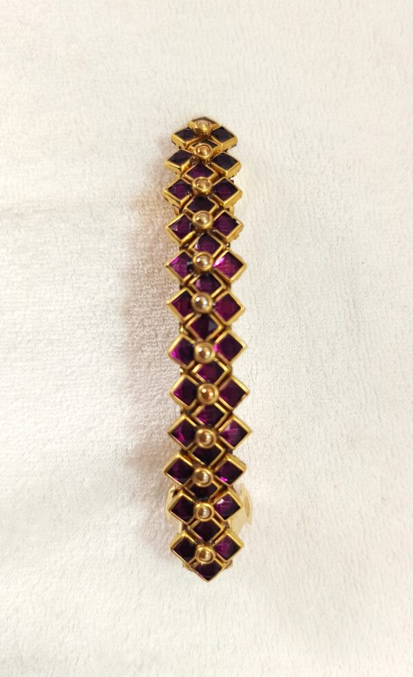 KUNDAN STONE HAIR CENTER CLIP - HCC1040