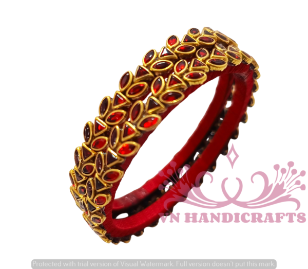 SILK THREAD BANGLES - HCB1004_RED
