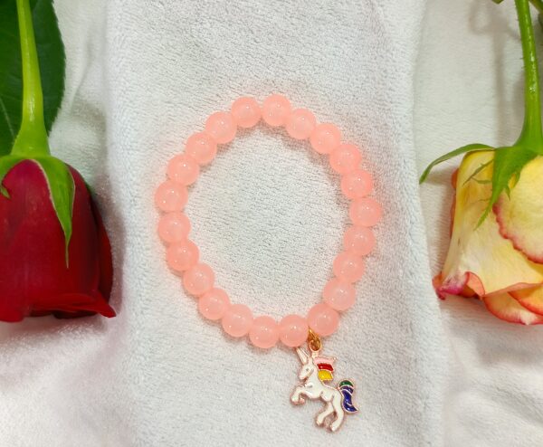 GLASS BEAD CHARM BRACELET - HCBT1002_BEACH01