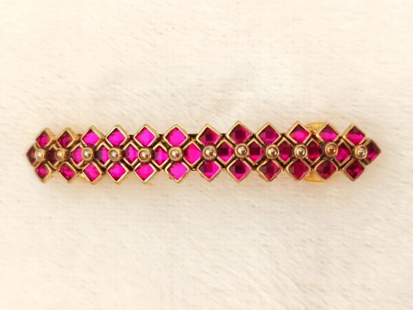 KUNDAN STONE HAIR CENTER CLIP - HCC1059