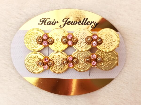 KUNDAN STONE HAIR ALLIGATOR CLIP - HCC1072