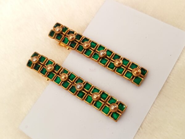 KUNDAN STONE HAIR ALLIGATOR CLIP - HCC1045