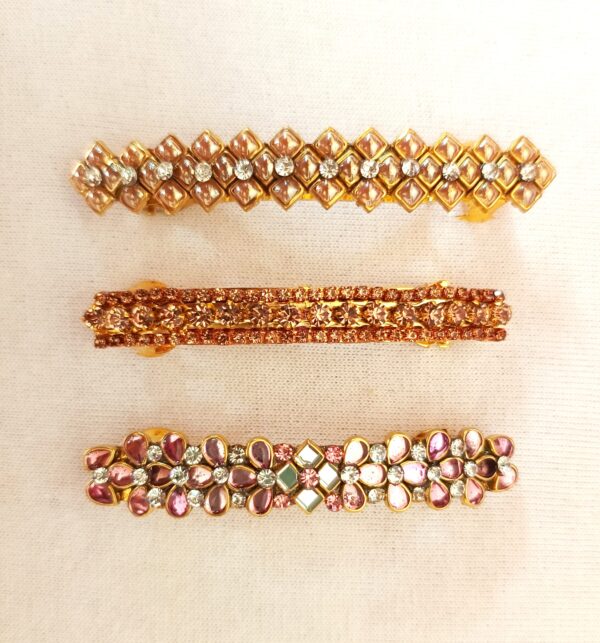 KUNDAN STONE HAIR CENTER CLIP - HCC1048_HCC1049_HCC1051