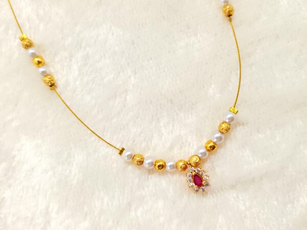 HANDCRAFTED INVISIBLE NECKLACE-HCIN1017