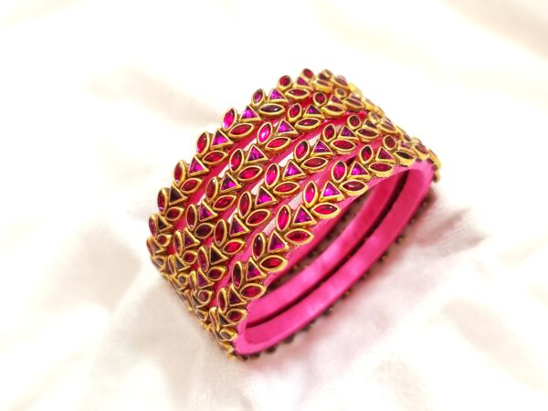 SILK THREAD BANGLES - HCB1004_PINK-P4